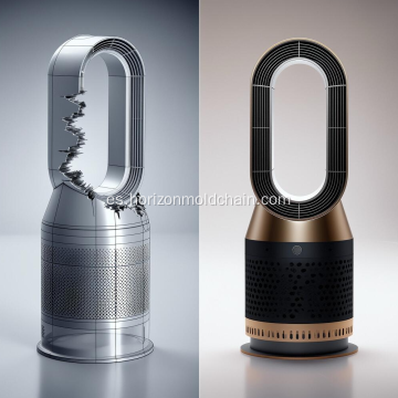 Servicio de moldeo de carcasa de moldeo por inyección de ventilador sin aspas